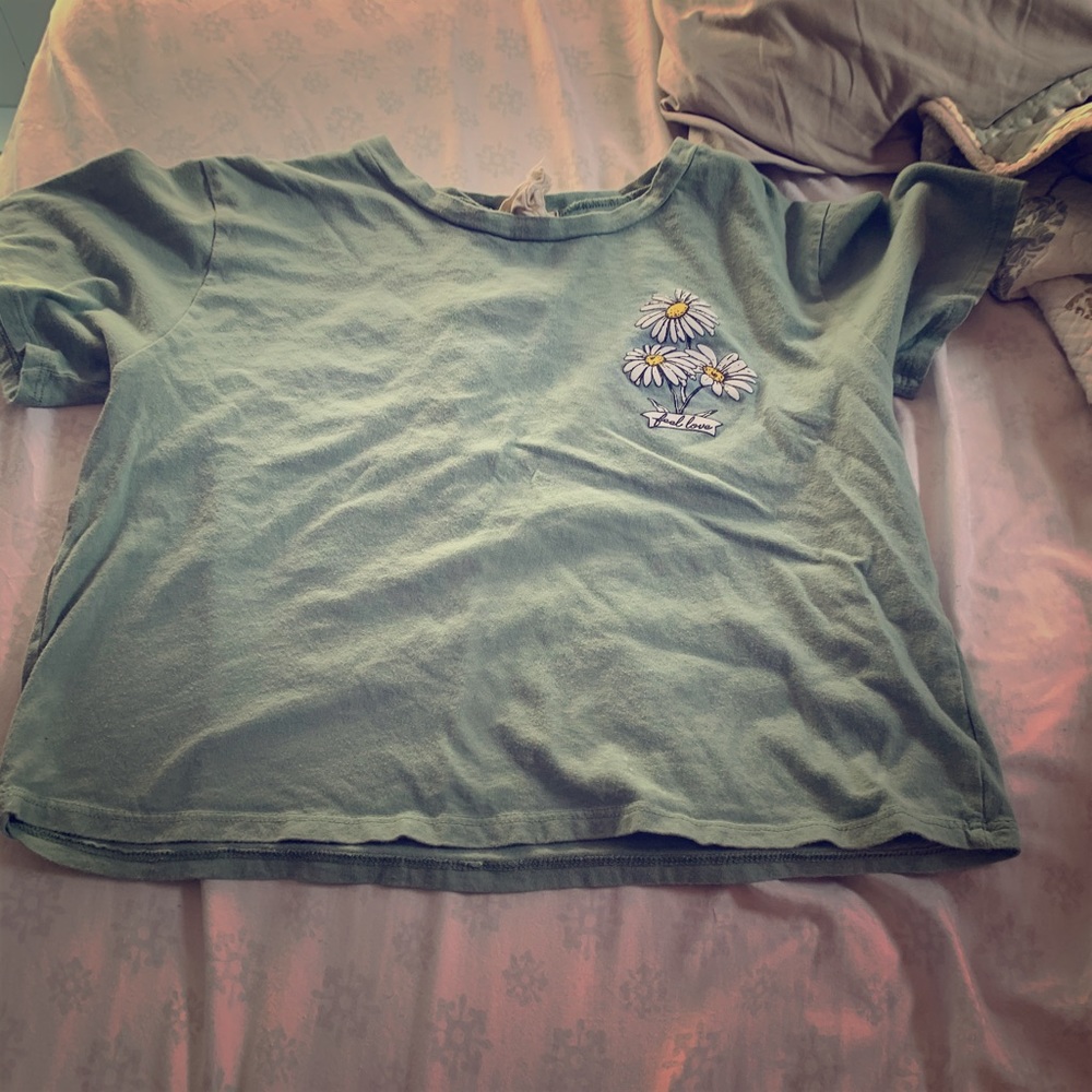 Shirt/crop top. Very cute.
